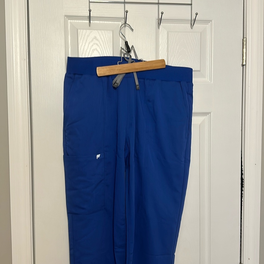 Fabletics Large Tall Royal Blue scrub pants